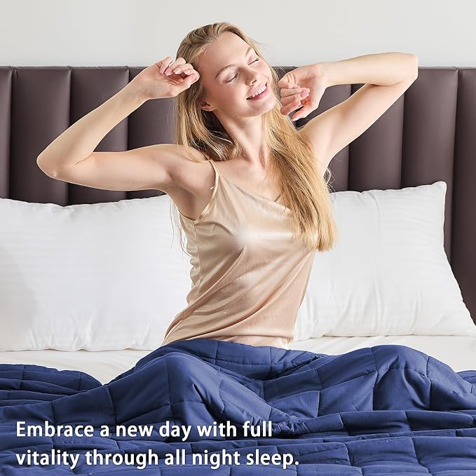 yescool Weighted Blanket for Adults Cooling Heavy Blanket for Sleeping Perfect - Image 5