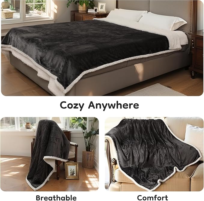 LaffyLo Electric Heated Blanket Twin Size 62 x 84, Fast Heating Blanket - Image 7