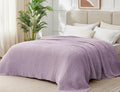 100% Cotton Muslin Blanket Queen 90" x 90", 6 Layers Breathable and Lightweight by Kozyhvn