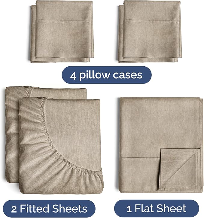 Split King 7 Piece Sheet Set - Image 2