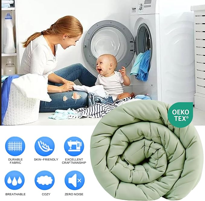 EASELAND Queen Size Down Alternative Comforter - Image 2