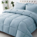 JOLLYVOGUE Twin Comforter Set, Ultra-Soft Bed in a Bag Twin Size 5 Pieces by JOLLYVOGUE