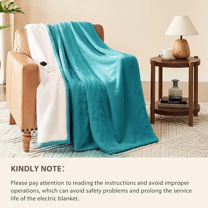 Homemate Electric Heated Blanket Full Size - Image 6
