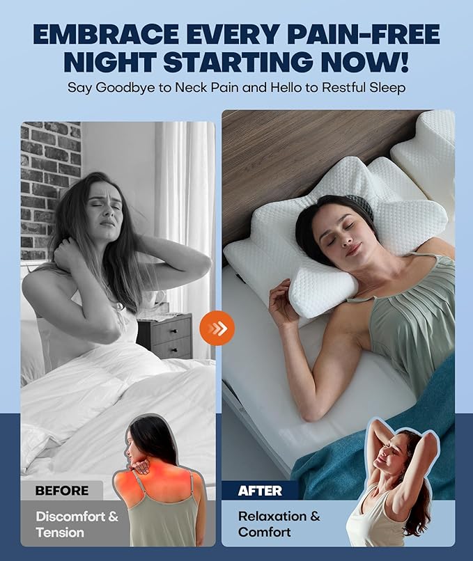 Sleep Doctor Approved Cervical Neck Pillow - Image 2