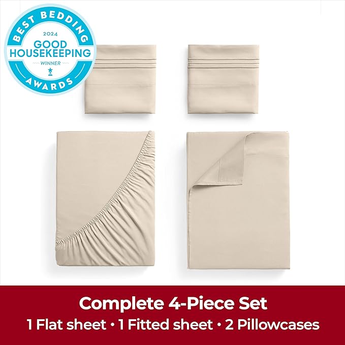 Mellanni Extra Deep California King Sheets - Image 4