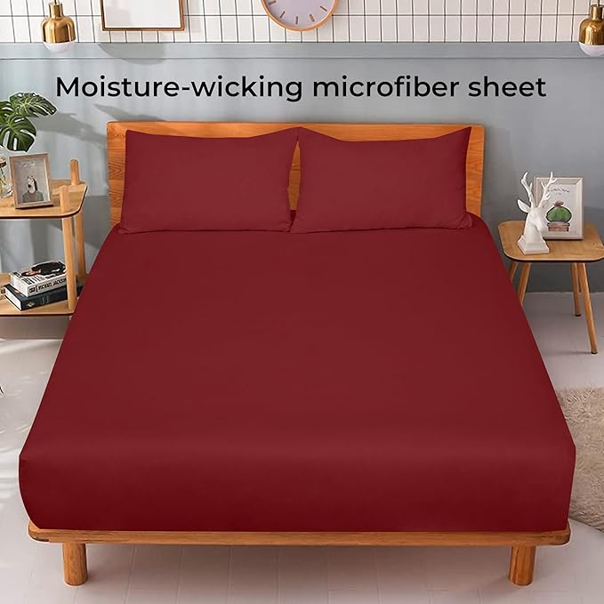 Royale Linens Fitted Sheet Queen - Image 2