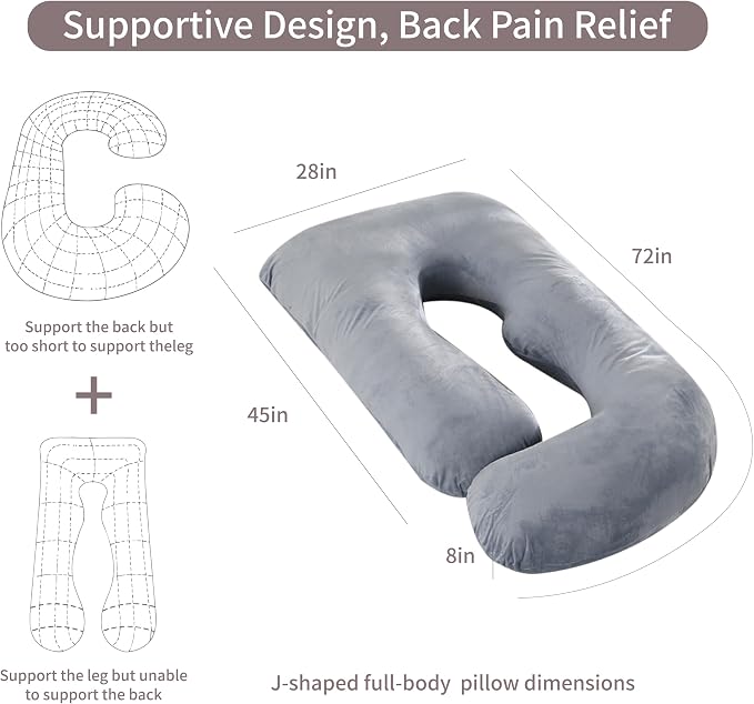 60 Inch Full Body Pregnancy Pillows - Image 6