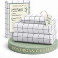 LANE LINEN Twin Sheet Set, 100% Organic Cotton Sheets Twin Size, Premium by LaneLinen