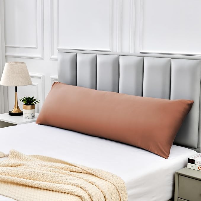 Warmstar Cotton Body Pillow Cover 1 Pack, 600 Thread Count Body Pillow case - Image 2
