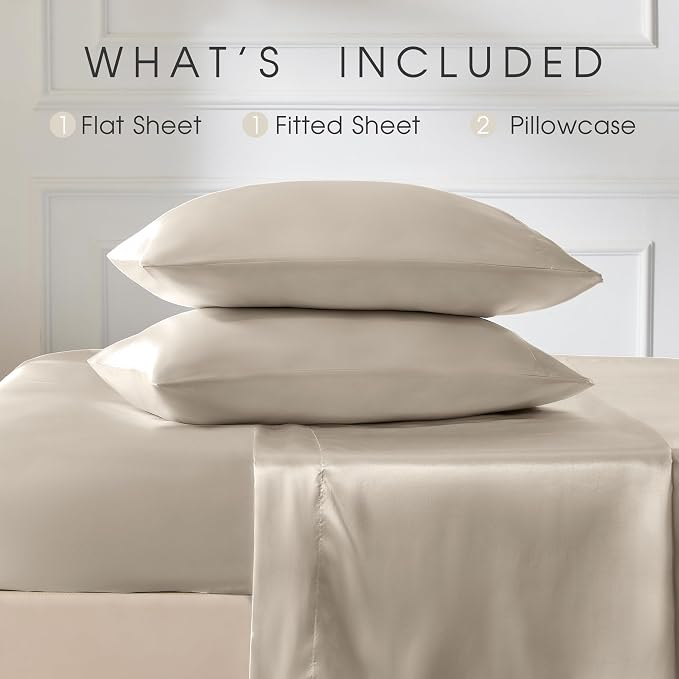 FreshCulture Satin Sheets King Size - Image 3