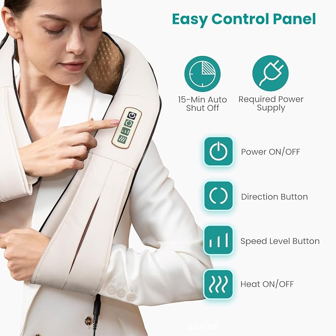 Nekteck Shiatsu Neck Massager - Image 7