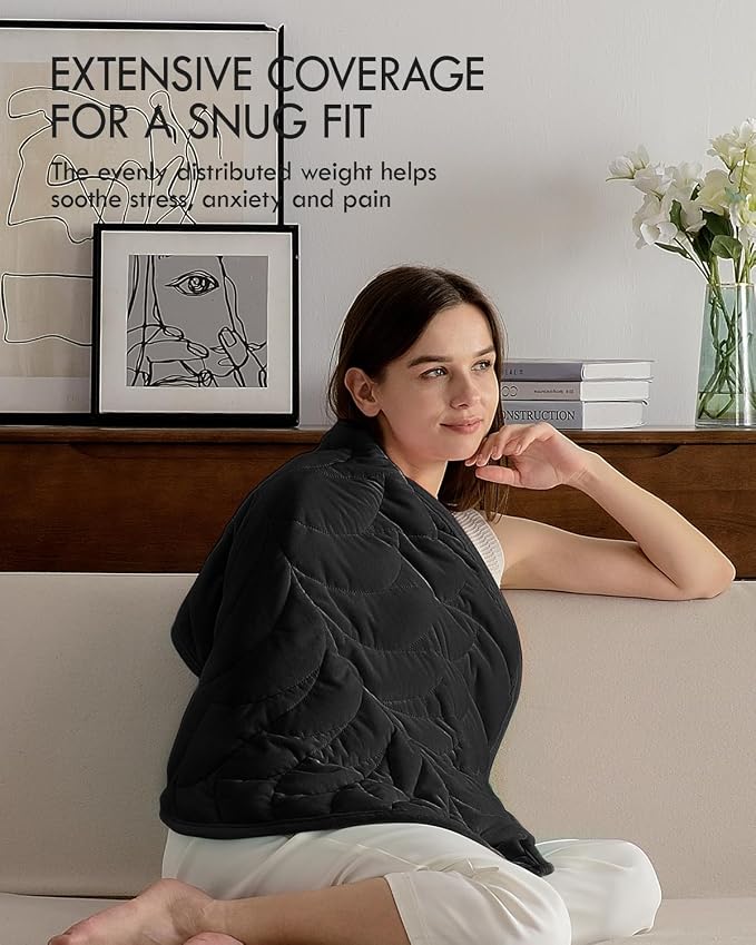 Kaisa Weighted Blanket for Adults, Soft Weighted Lap Blanket Machine Washable - Image 3