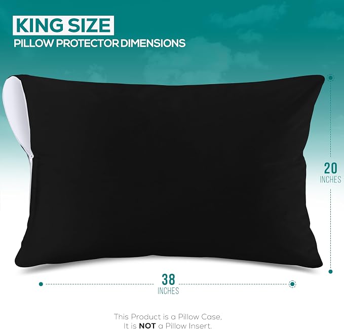 Utopia Bedding Premium 100% Waterproof Pillow Protectors - Image 2