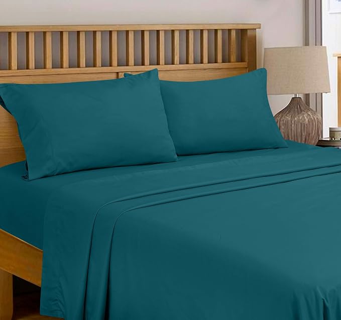Royale Linens 300 Thread Count 100% Long Staple Combed Cotton Flat Sheet - Image 7