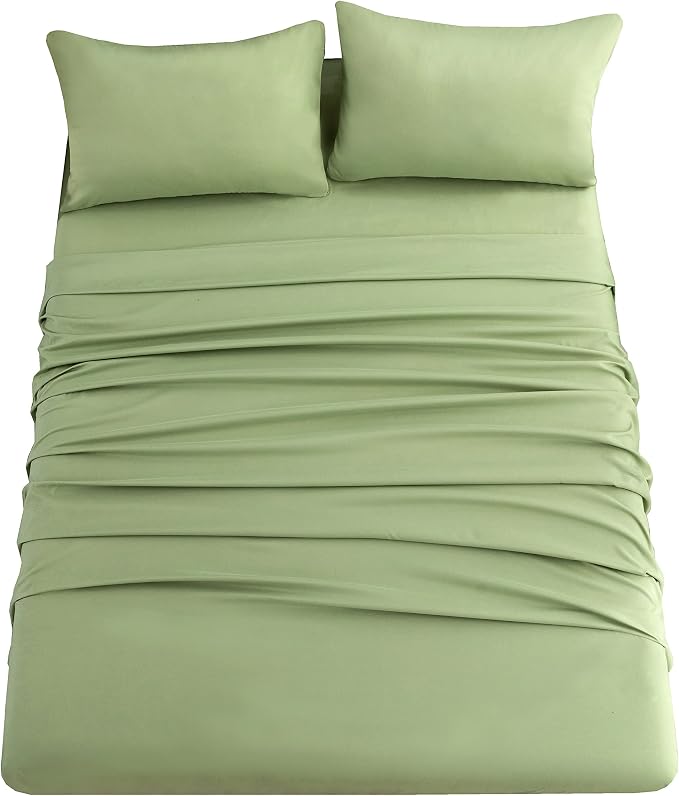Sfoothome Twin XL Fitted Sheet Only, Brushed Microfiber, Extra Soft and - Image 2