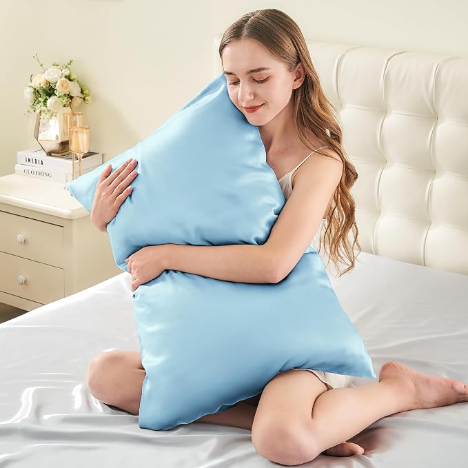 INFIIXSO Mulberry Silk Pillow Case King Size, Silk Pillowcase - Image 3