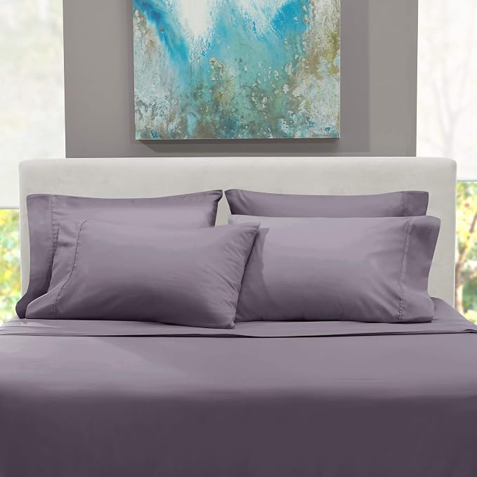 Hearth & Harbor Bed Sheets, Luxury Soft 6 Piece Bed Sheet Set Extra Deep Pocket - Image 7