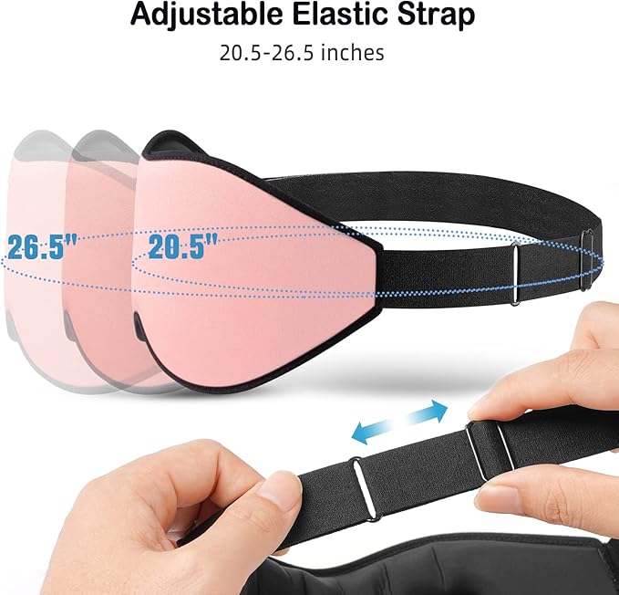LitBear Sleep Masks for Women, Comfortable Night Sleeping Mask, Soft Contoured - Image 6