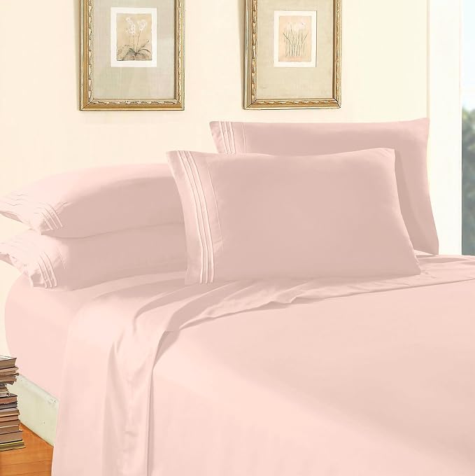Elegant Comfort Luxury 1500 Premium Hotel Quality Microfiber 4-Piece Sheet Set - Image 3