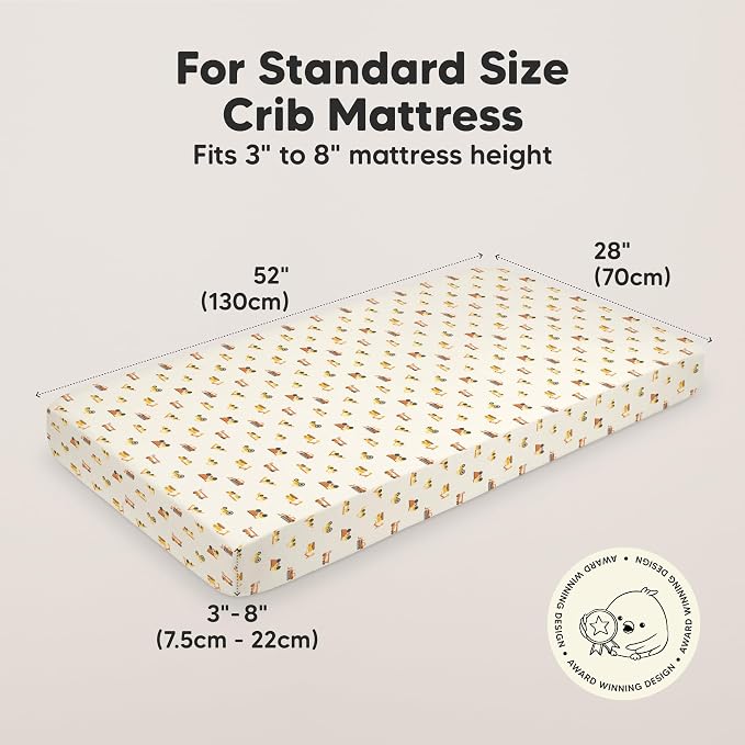 KeaBabies 2-Pack Organic Crib Sheets - Image 2