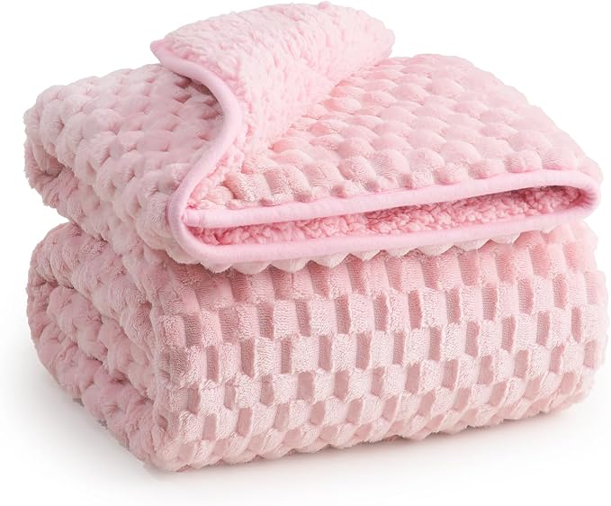 Super Soft Luxury Fleece Sherpa Weighted Blanket by EazfyPro