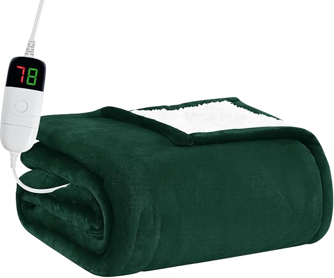 BOMOVA Heated Electric Throw Blanket by BOMOVA