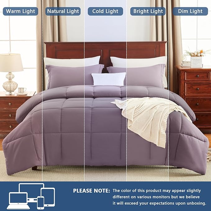 CozyLux King Size Comforter Set - Image 5