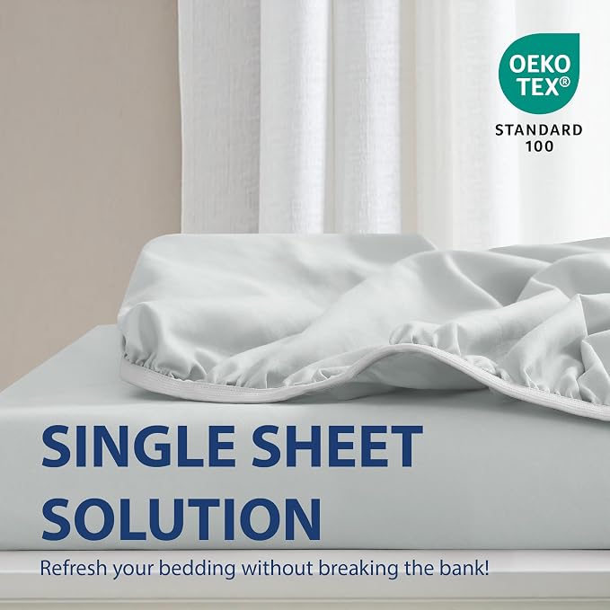 Cathay Home Full Fitted Sheet - Image 2