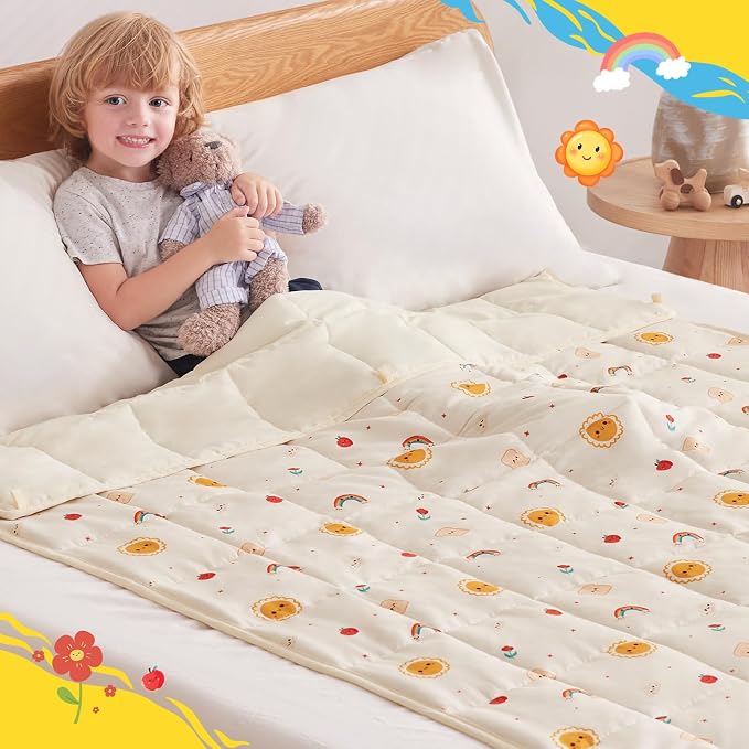 anfie Weighted Blanket Kids Weighted Blanket Cooling Blanket - Image 3