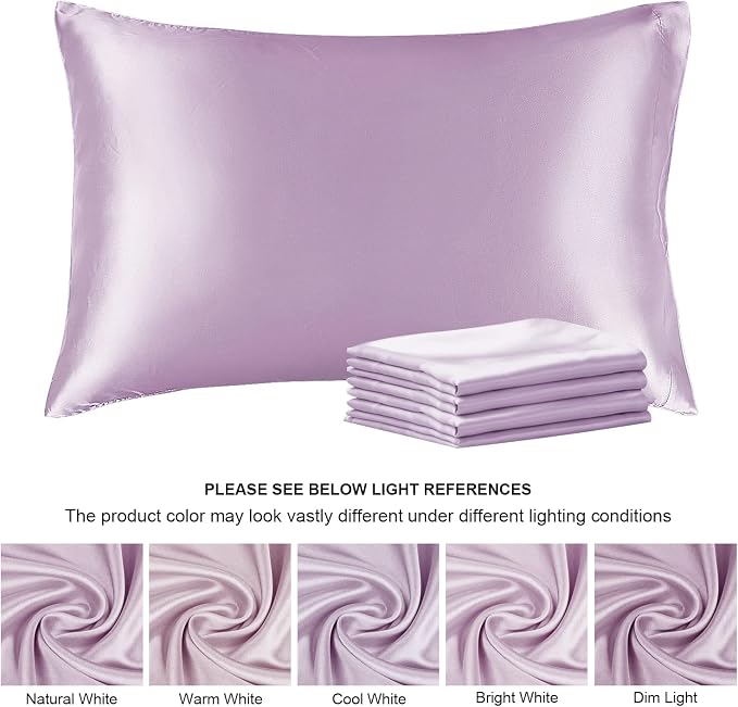 BEDELITE Satin Pillowcase for Hair and Skin, Super Soft Similar to Silk Pillow - Image 7