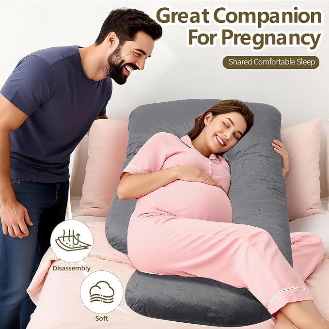Pregnancy Pillow, G-Shape Full Body Pillow, Maternity Pillow - Image 7