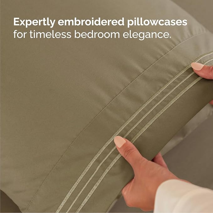Cal King Size 4 Piece Sheet Set - Image 6