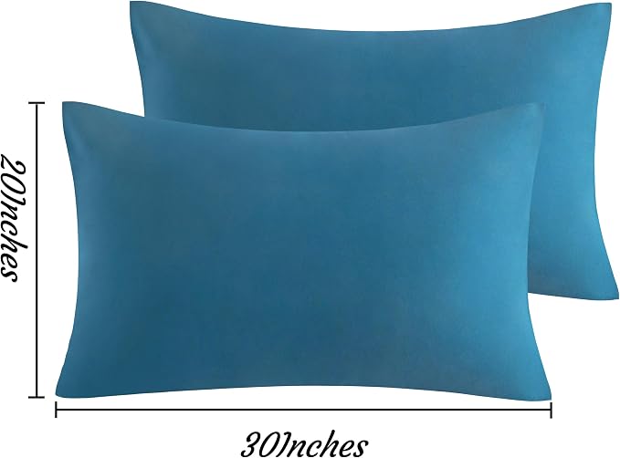 NTBAY Queen Pillow Cases Set of 2, 2 Pack Brushed Microfiber 20x30 Pillow Cases - Image 3