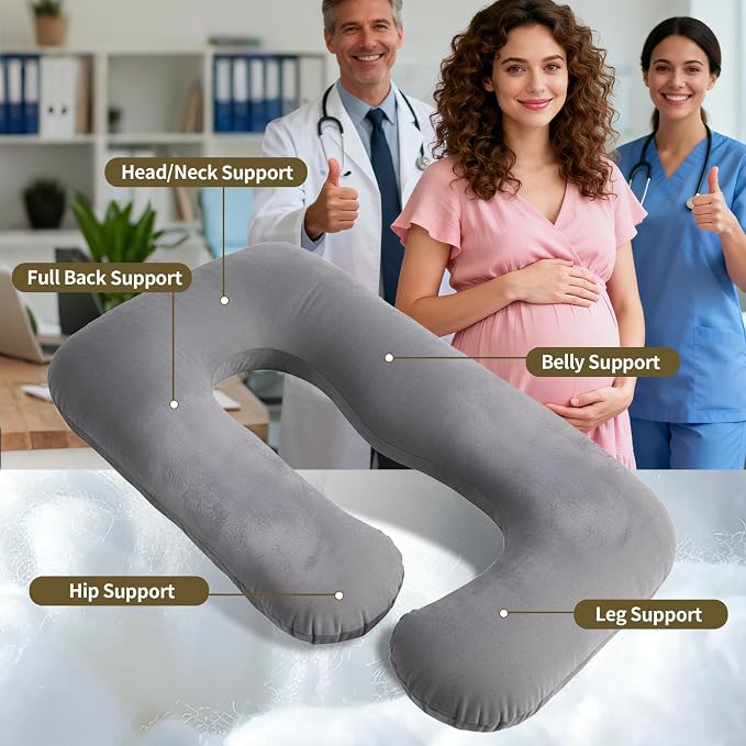 Pregnancy Pillow, G-Shape Full Body Pillow, Maternity Pillow - Image 4