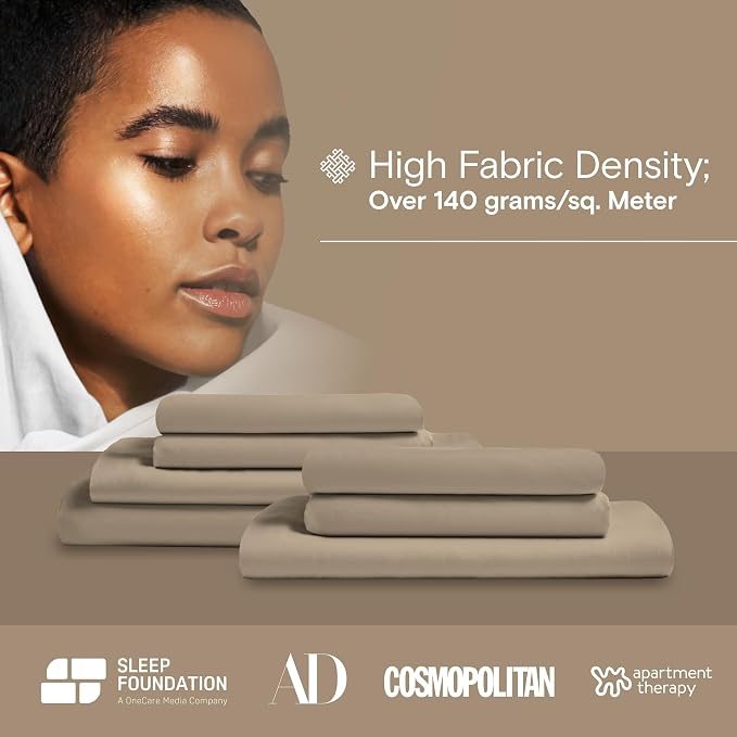 DOZ Sheet Set, 100% Viscose derived from Bamboo, Organically Grown, Buttery Soft - Image 5