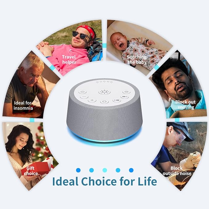 SoundLegend White Noise Sleep Sound Machines 30 Sounds 32-Level Volume 12 - Image 7