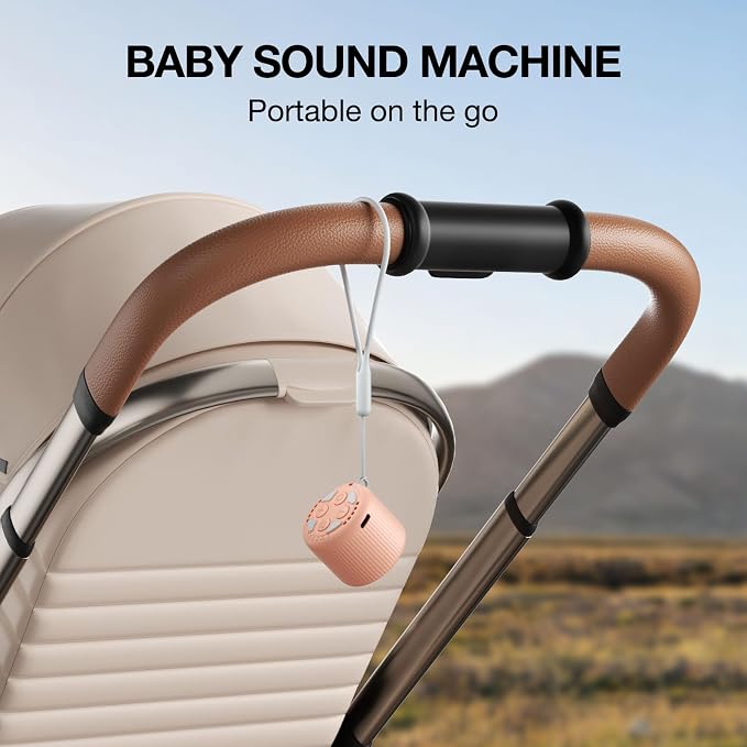 White Noise Machine Baby Portable Sound Machine, LEICEX Travel Sound Machine - Image 5