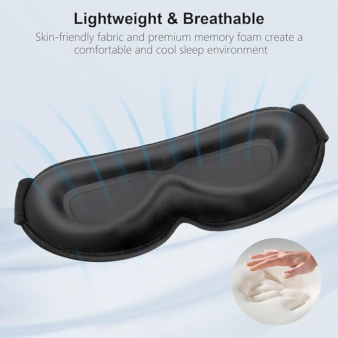 Gritin 100% Blackout Sleep Eye Mask - Image 6