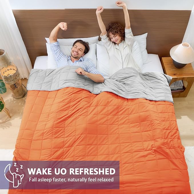 King Size Weighted Blanket for Adults Cooling Heavy Blanket for Sleeping - Image 5