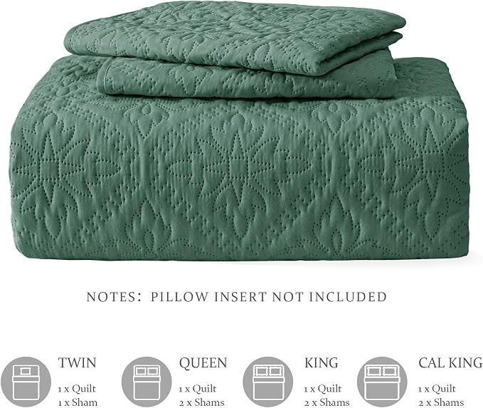 Exclusivo Mezcla Queen Quilt Bedding Set, Lightweight Soft Bedspreads Coverlets - Image 6