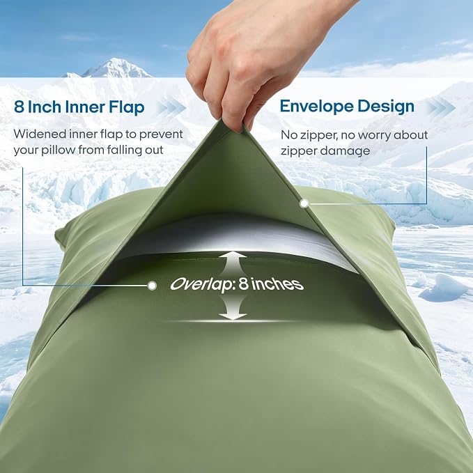 ZonLi Cooling Body Pillowcase for Hot Sleepers, Breathable Body Pillow Cover - Image 5