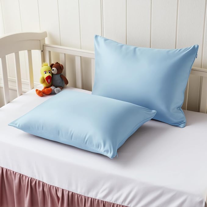 2 Pack Cooling Toddler Pillow Cases, Viscose Derived from Bamboo Small Pillow - Image 6