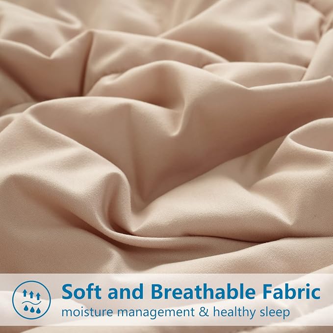 EASELAND King Size Down Alternative Comforter - Image 4