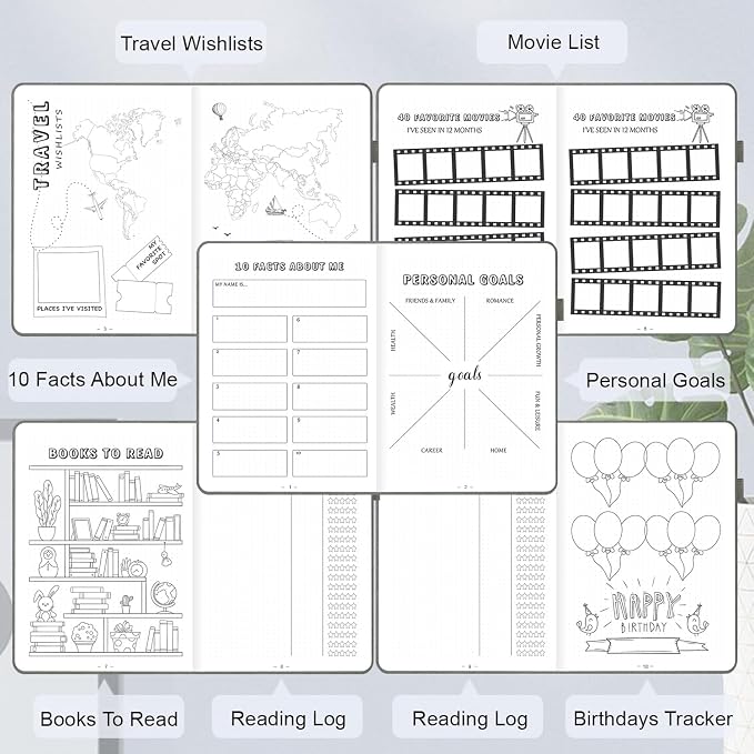 Premade Dotted Journal Notebook - Image 3