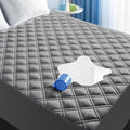 MEELUS Full Mattress Protector, Breathable Waterproof Mattress Pad Cover Fitted by MEELUS