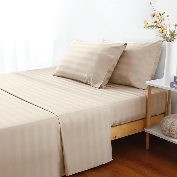 Flat Sheet Only 2 Pack, Full Size 400 Thread Count 100% Egyptian Cotton Flat - Image 6