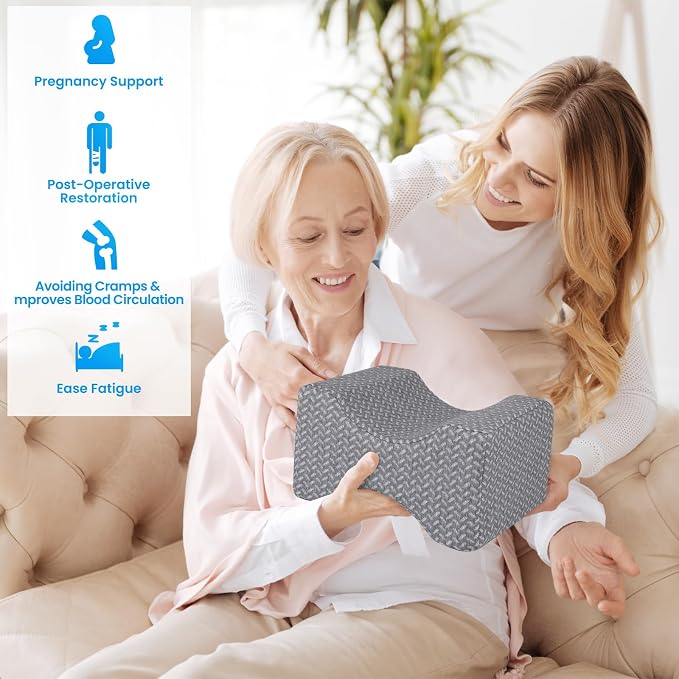 BlissTrends Memory Foam Knee Pillow, Knee Pillow - Image 7