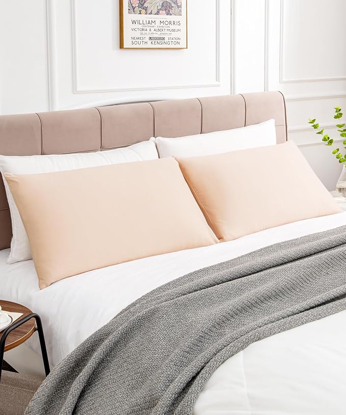 Warmstar Cotton Pillow Cases Queen Size Set of 2, 600 Thread Count Pillowcases - Image 3