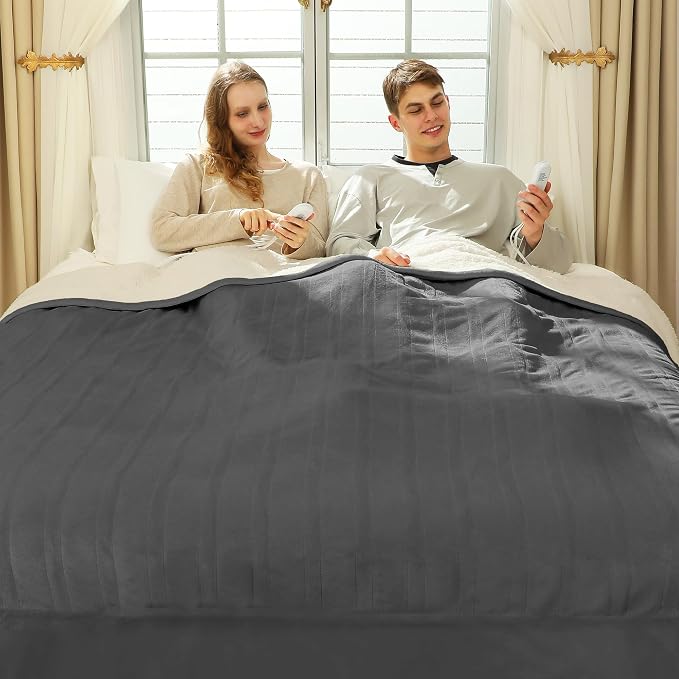 Electric Blanket King 100" x 90" by Vellubam
