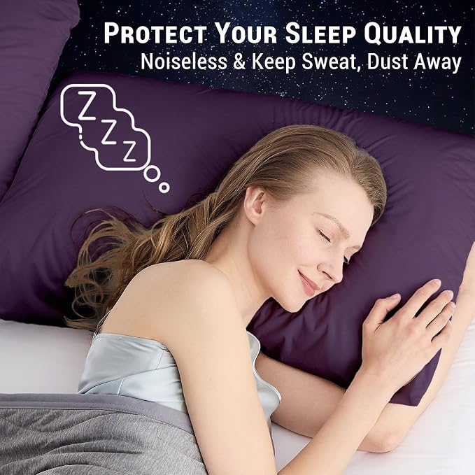 Gogreen Bamboo Rayon Waterproof Pillow Protector, Breathable Pillow Cover - Image 5